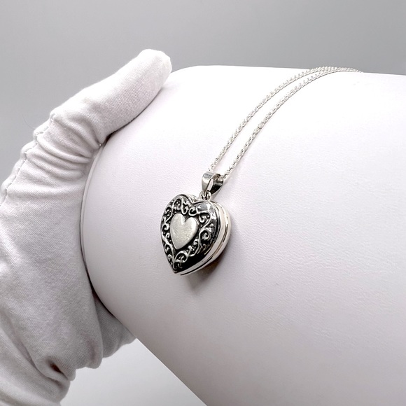 Sterling Silver Heart Locket - Picture 8 of 17